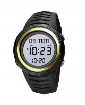 Men Functional Quartz Digital Watch Timer SKMEI 1632 GD WT Grey Dial 48mm