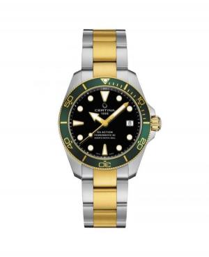 Men Diver Luxury Swiss Automatic Analog Watch CERTINA C032.807.22.051.01 Black Dial 38mm