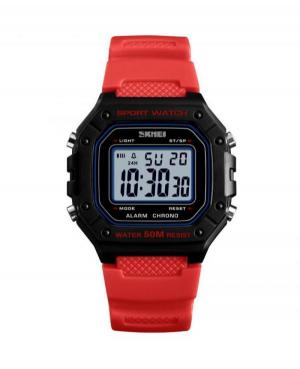 Men Sports Quartz Watch Alarm SKMEI 1496 RD Black Dial 44mm