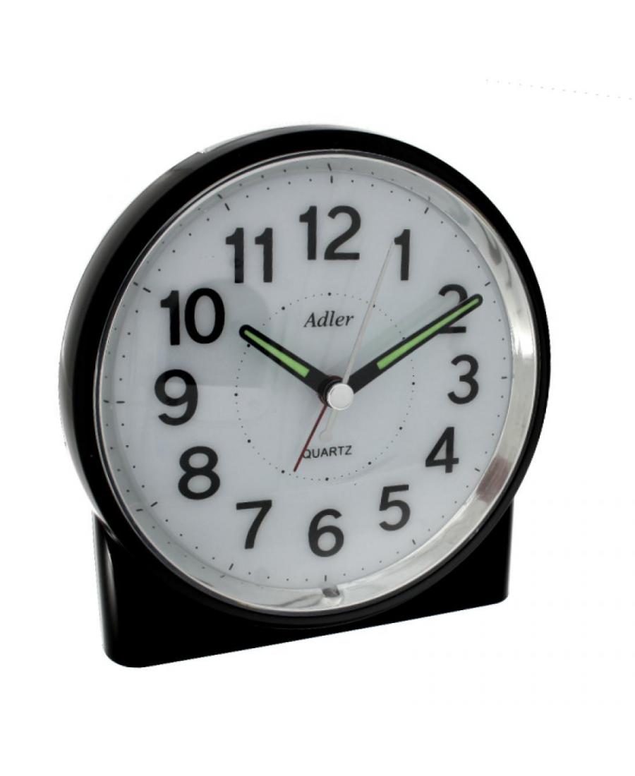 ADLER 40121BK Alarm clock Plastic czarny Plastik Tworzywo Sztuczne Czarny