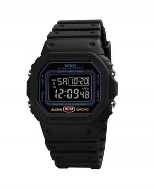 Men Sports Functional Quartz Watch SKMEI 1628 BK BK Black Dial