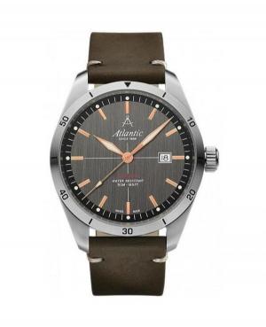 Men Classic Swiss Quartz Analog Watch ATLANTIC 70351.41.41R Grey Dial 44mm