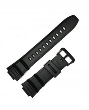 Watch Strap CASIO 10452435 Plastic / Rubber czarny Tworzywo sztuczne/guma Czarny 26 mm