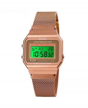 Men Sports Functional Quartz Digital Watch Alarm SKMEI 1639 RG Grey Dial 37.3mm