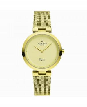 Women Swiss Classic Quartz Watch Atlantic 29036.45.31MB Yellow Dial