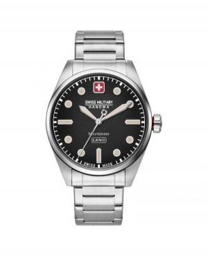 Mężczyźni Szwajcar kwarcowy analogowe Zegarek SWISS MILITARY HANOWA 06-5345.7.04.007 Czarny Dial 42mm