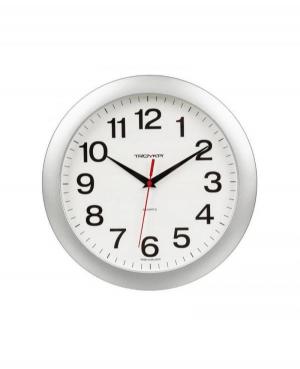Настенные кварцевые часы 11170100 Пластик Серебреного цвета