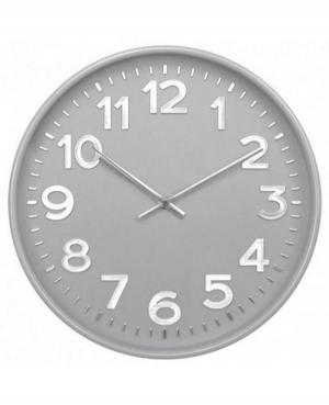 Wall clock 78772784 Plastic Gray