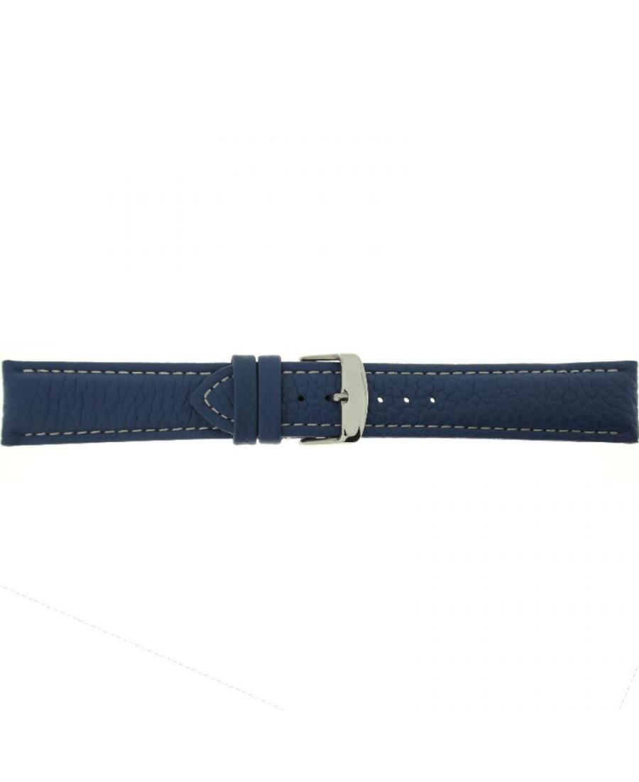 Watch Strap CONDOR 376R.05.22.W Blue 22 mm