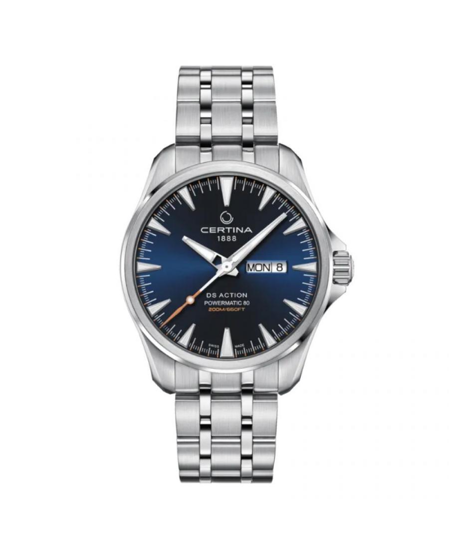 Men Classic Diver Luxury Swiss Automatic Analog Watch CERTINA C032.430.11.041.00 Blue Dial 41mm