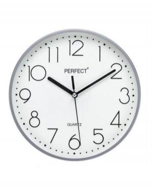 PERFECT Wall clock FX-5814/WHITE Plastic Plastik Tworzywo Sztuczne Biały