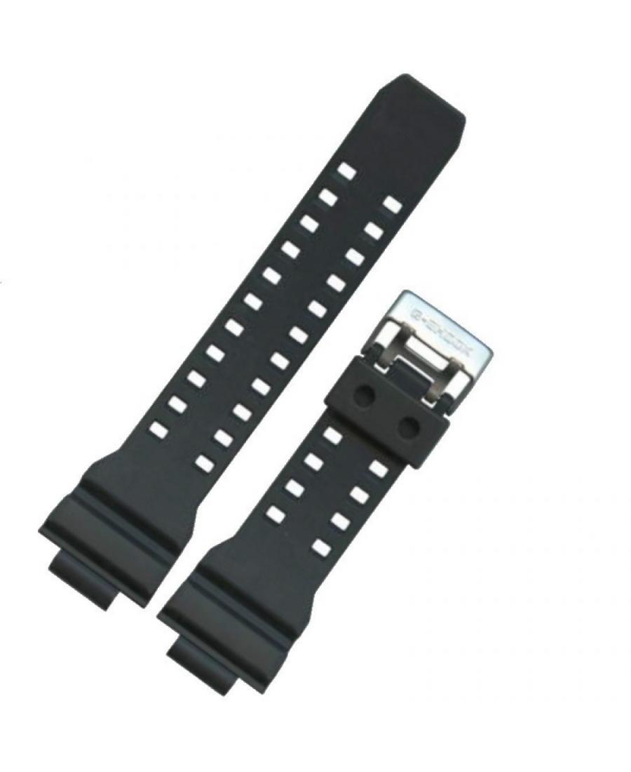 Watch Strap CASIO 10437686 Plastic / Rubber czarny Tworzywo sztuczne/guma Czarny 30 mm