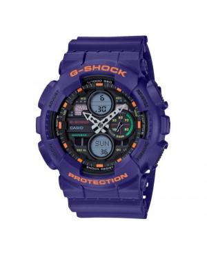 Men Sports Functional Diver Japan Quartz Digital Watch Timer CASIO GA-140-6AER G-Shock Multicolor Dial 55mm