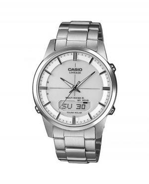 Men Classic Functional Japan Eco-Drive Digital Watch Timer CASIO LCW-M170TD-7AER White Dial 40mm