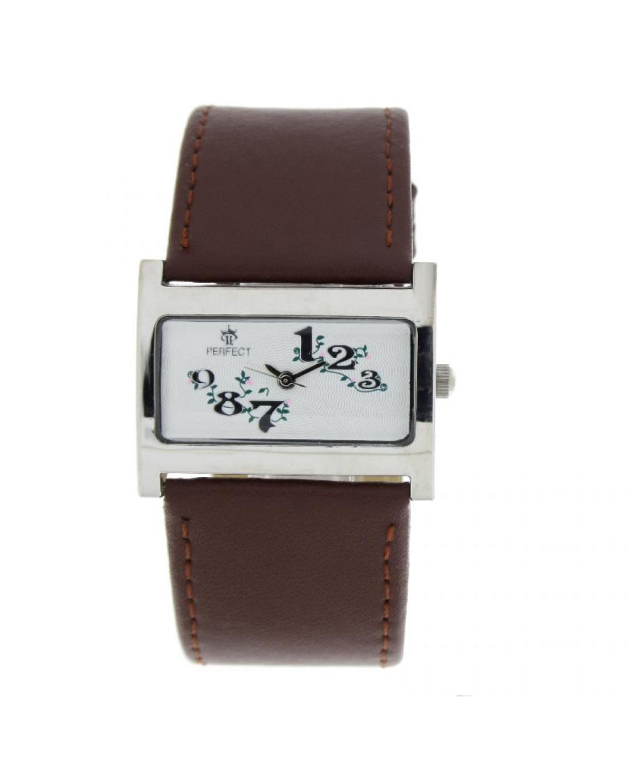 Kobiety Moda klasyczny kwarcowy Zegarek PERFECT PRF-K06-093 Biały Dial 22mm