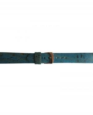 Watch Strap CONDOR Vegan 401R.05.18.W Imitation leather Niebieski Imitacja skóry Niebieska 18 mm
