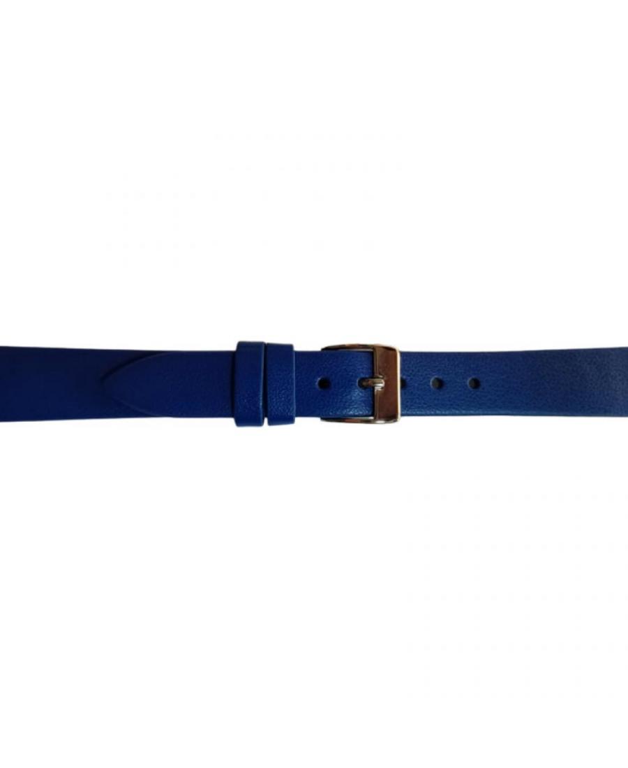 Watch Strap CONDOR Vegan 389R.5A.12.W Imitation leather Blue 12 mm