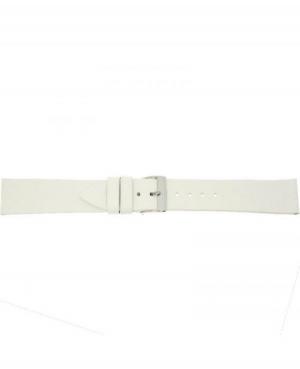 Watch Strap CONDOR Vegan 389R.09.18.W Imitation leather White 18 mm