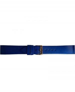 Watch Strap CONDOR Vegan 389R.5A.18.W Imitation leather Blue 18 mm