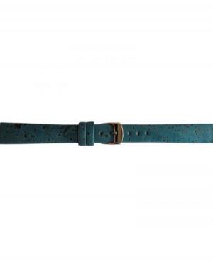 Watch Strap CONDOR Vegan 401R.05.14.W Imitation leather Blue 14 mm