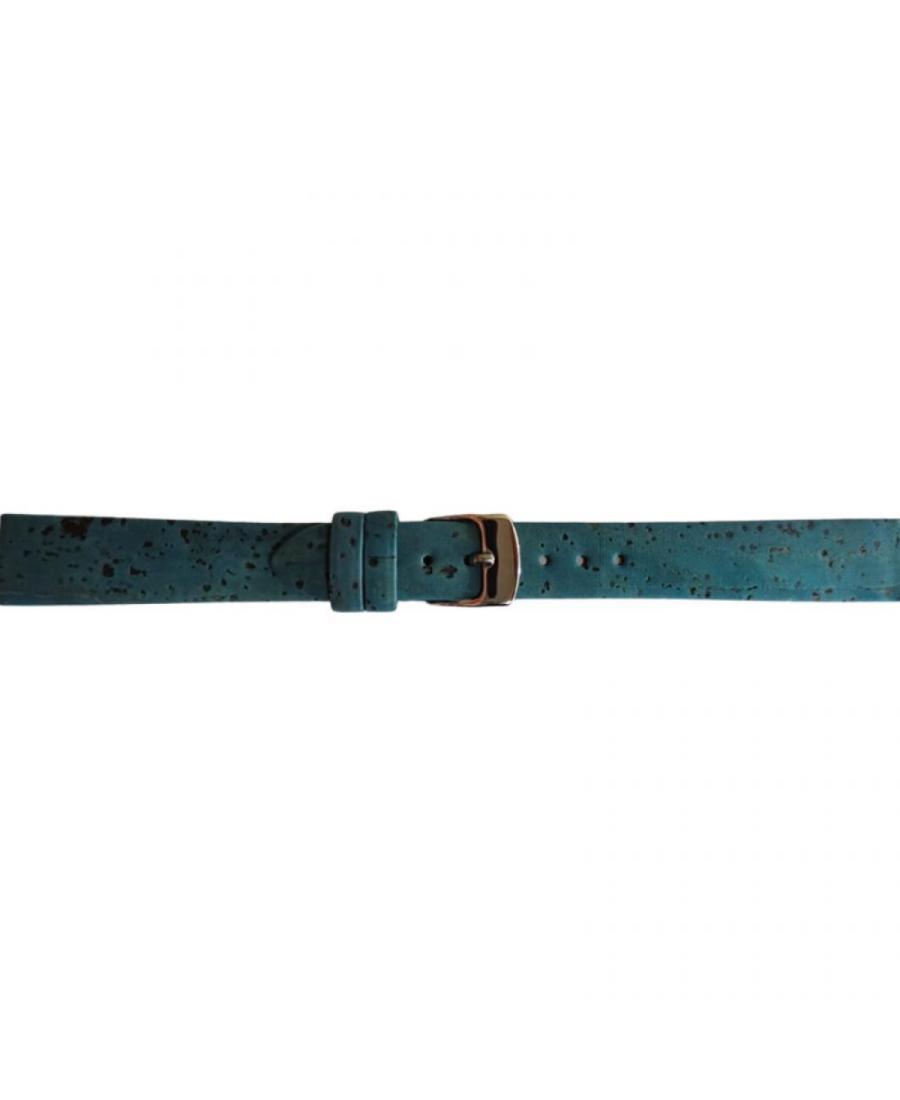 Watch Strap CONDOR Vegan 401R.05.14.W Imitation leather Blue 14 mm