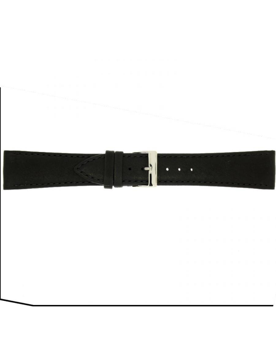 Watch Strap CONDOR 380R.01.24.W Black 24 mm