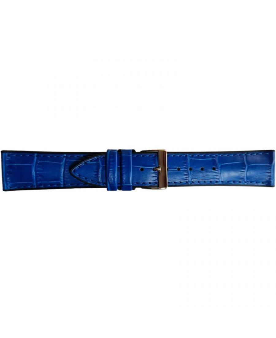 Watch Strap CONDOR 364R.02.22.W Silicone Blue 22 mm