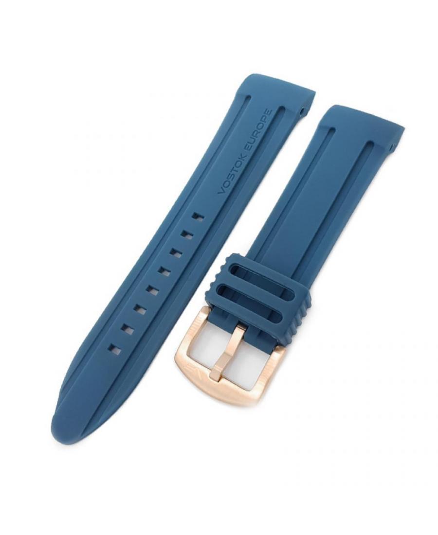 Vostok Europe ANCHAR Watch Strap VE-ANCHAR-SL.05.24.RG Silicone Blue 24 mm