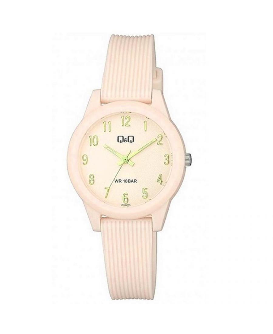 Mężczyźni Japonia klasyczny kwarcowy Zegarek Q&Q VS13J005Y Różowy Wybierz