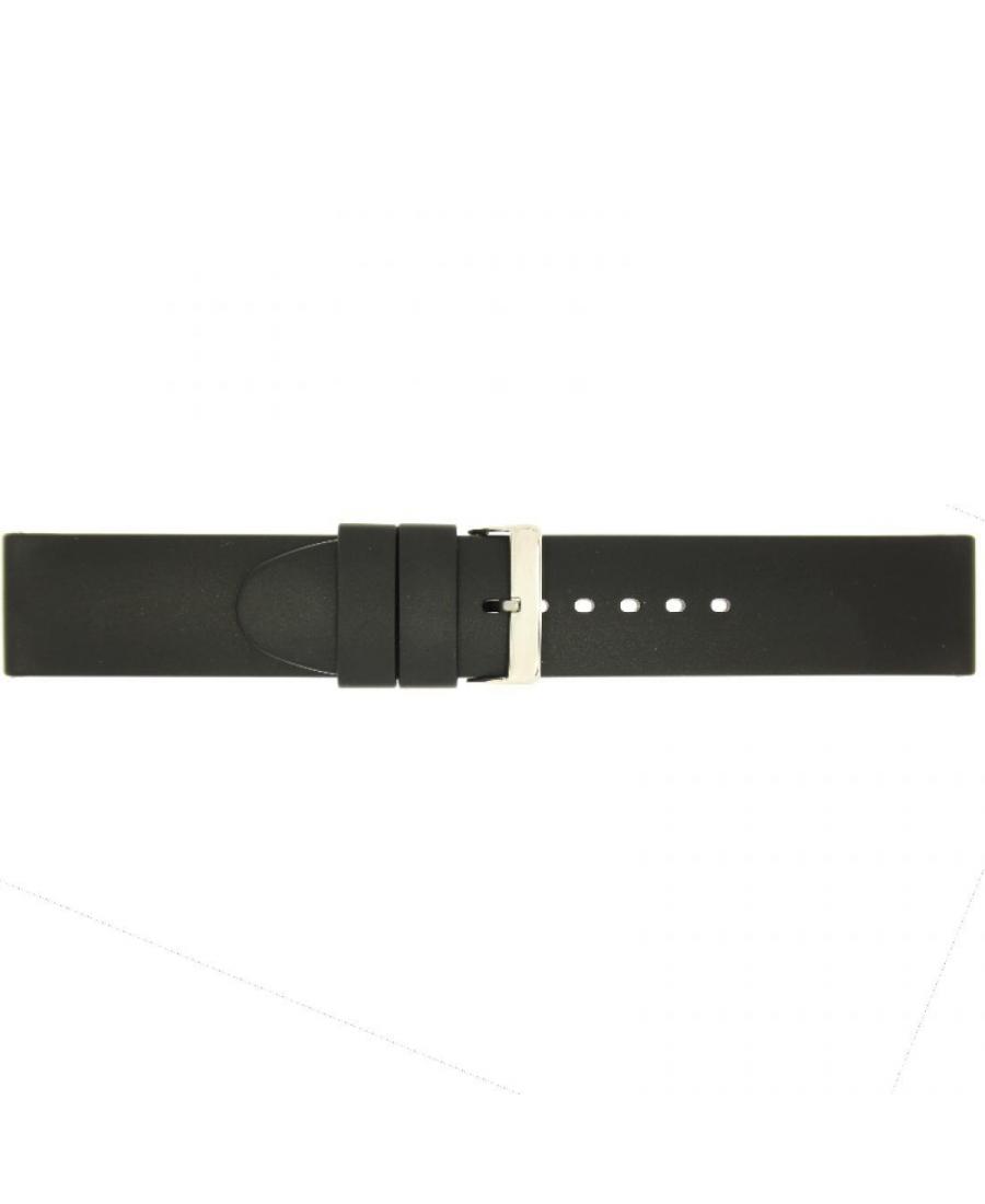 Watch Strap CONDOR SL.122.01.22.W Silicone Black 22 mm