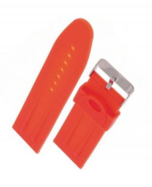 Watch Strap Diloy SBR01.30.6 Silicone Red 30 mm