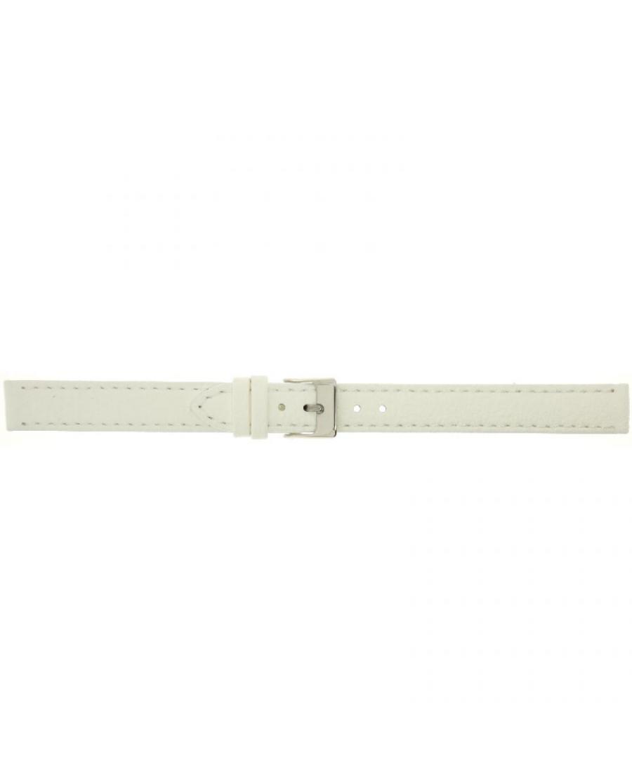 Watch Strap CONDOR Vegan 387R.09.14.W Imitation leather White 14 mm