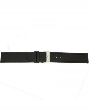 Watch Strap CONDOR Vegan 387R.01.18.W Imitation leather Black 18 mm