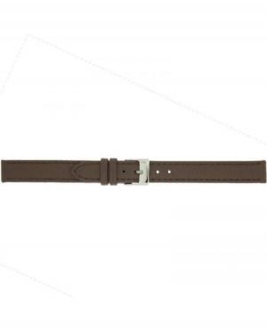 Watch Strap CONDOR Vegan 387R.02.12.W Imitation leather Brown 12 mm