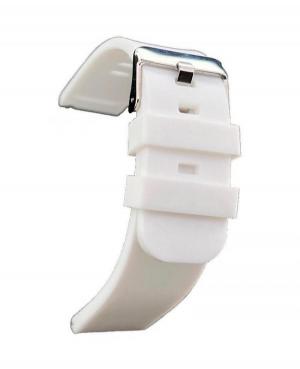 Watch Strap Diloy SBR40.22.24 Silicone White 24 mm