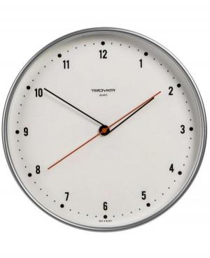Настенные кварцевые часы 77777711 Пластик Серебреного цвета