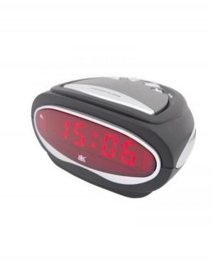 Electric Alarm Clock 0618/RED Plastic Black