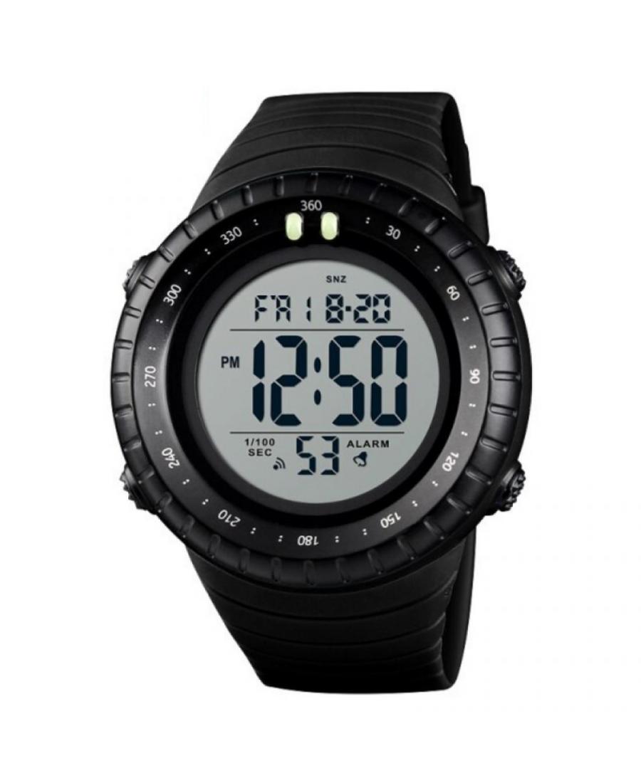 Men Sports Functional Quartz Digital Watch Timer SKMEI 1420 BK WT Grey Dial 50mm
