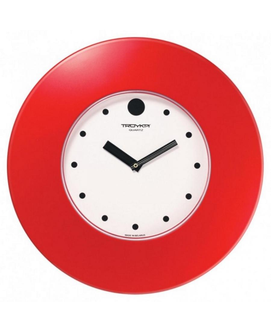 Wall clock 55553556 Plastic Plastik Tworzywo Sztuczne Czerwony