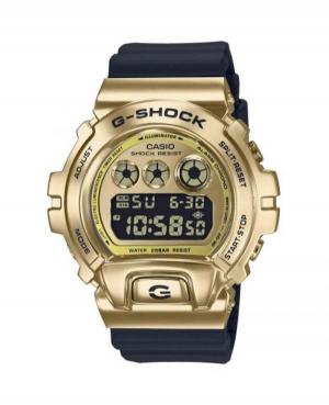 Mężczyźni sportowy Funkcjonalny Diver Japonia kwarcowy cyfrowe Zegarek Timer CASIO GM-6900G-9ER G-Shock Żółty Dial 54mm