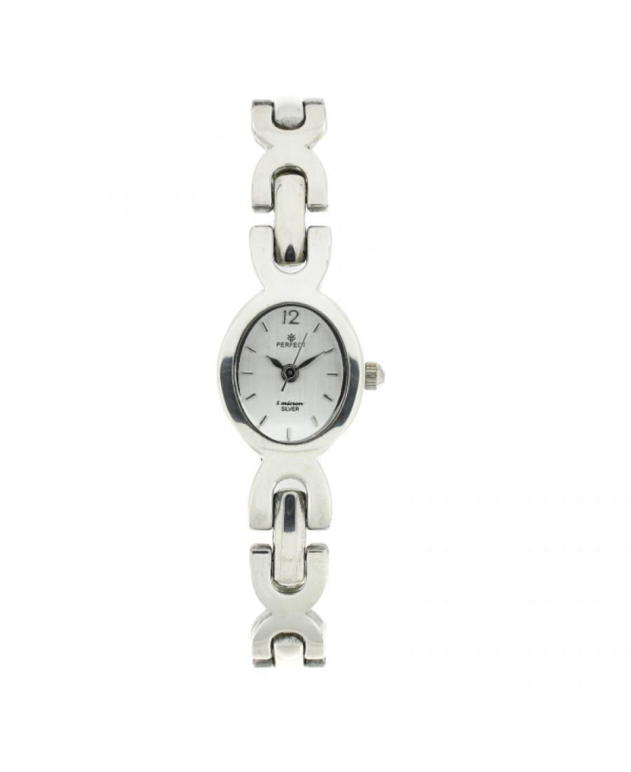 Женские Классические Кварцевый Аналоговый Часы PERFECT PRF-K09-111 Серебряного цвета Dial 25mm