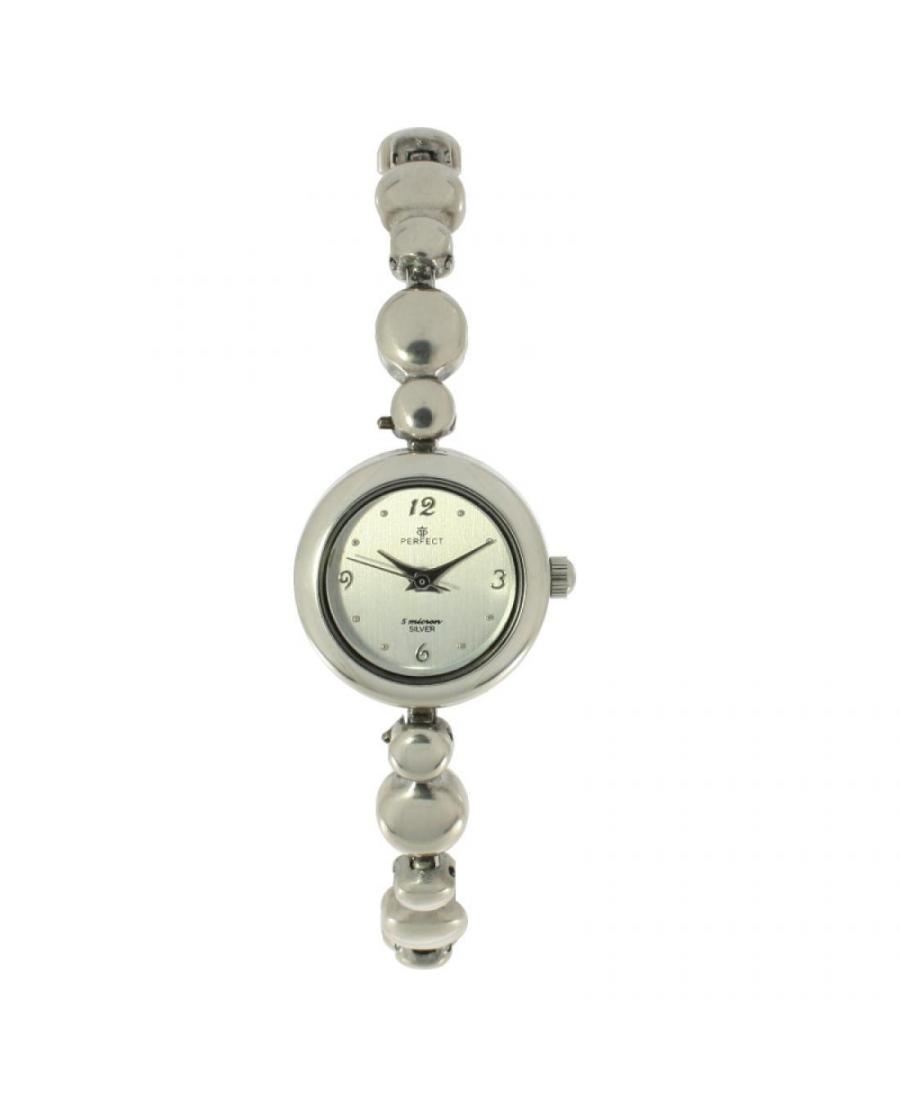 Женские Fashion Классические Кварцевый Аналоговый Часы PERFECT PRF-K09-126 Серебряного цвета Dial 22mm