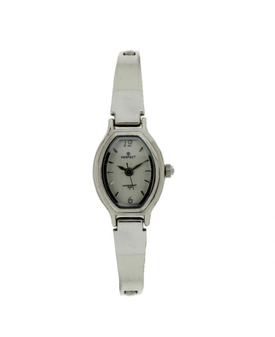 Kobiety klasyczny kwarcowy analogowe Zegarek PERFECT PRF-K09-115 Srebrna Dial 22mm