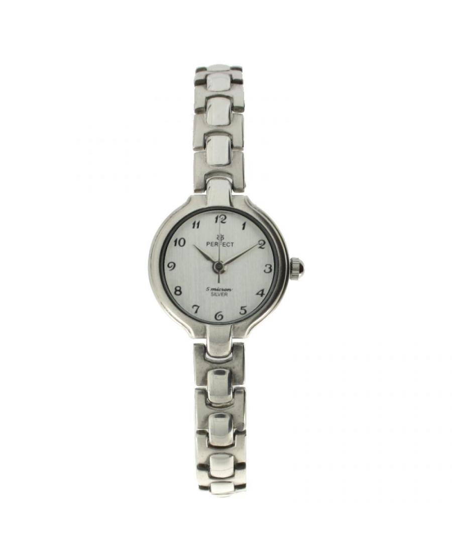 Kobiety klasyczny kwarcowy analogowe Zegarek PERFECT PRF-K09-132 Srebrna Dial 21.4mm