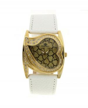 Women Classic Quartz Watch Perfect PRF-K26-002 Yellow Dial