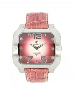Women Fashion Classic Quartz Analog Watch PERFECT PRF-K20-024 Pink Dial 40mm