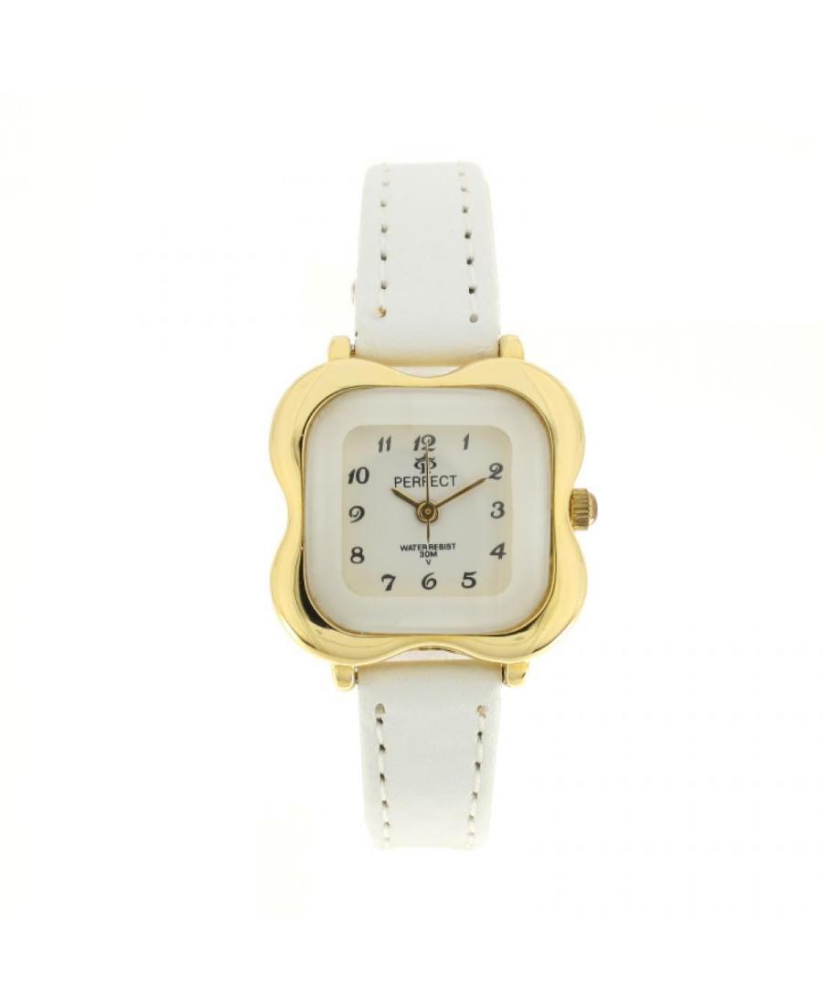 Kobiety Moda klasyczny kwarcowy analogowe Zegarek PERFECT PRF-K06-098 Biały Dial 25mm