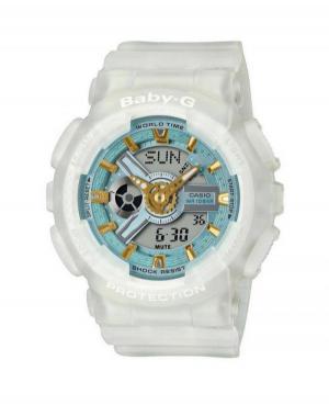 Women Sports Functional Japan Quartz Digital Watch Timer CASIO BA-110SC-7AER Blue Dial 43mm