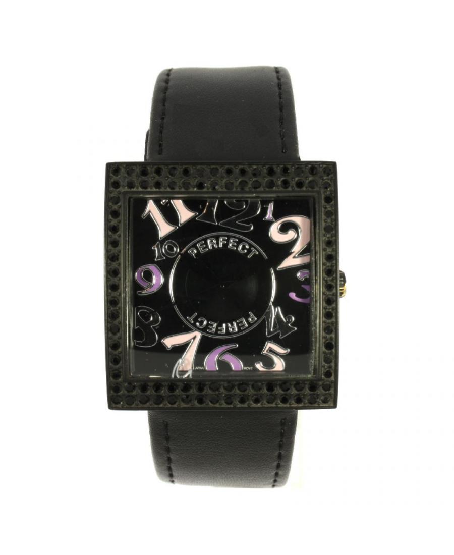 Women Fashion Classic Quartz Watch Perfect PRF-K05-022 Black Dial