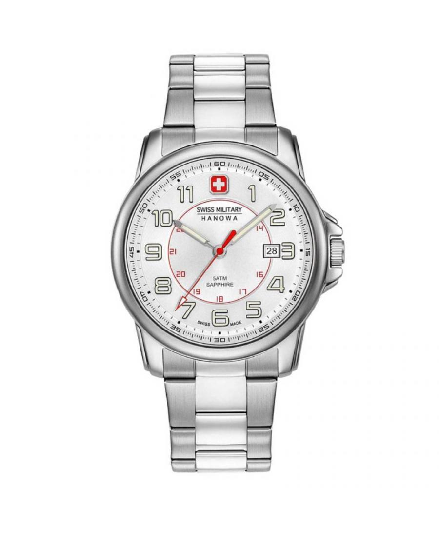 Men Swiss Quartz Watch Swiss Military Hanowa 06-5330.04.001 Grey Dial